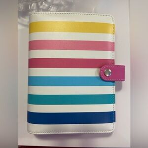 Colorful Striped Recollections Planner